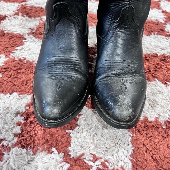 White Horse cowboy cowgirl floral boot western style - Picture 5 of 6